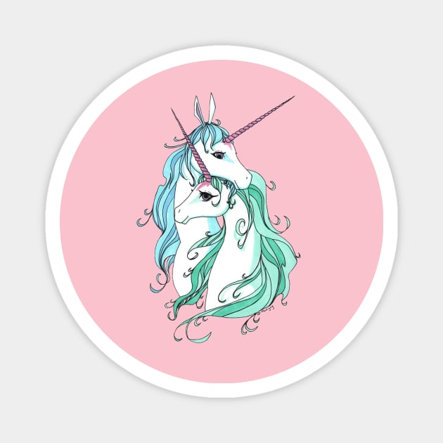 Unicorn Love Magnet by feilan